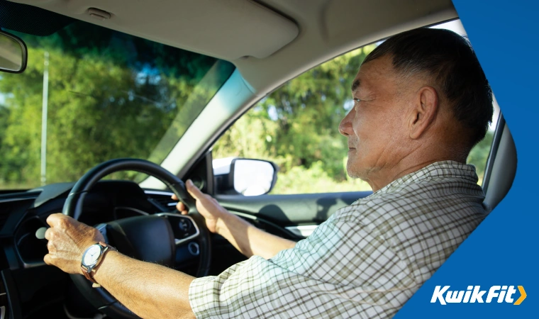 Older drivers behind the wheel